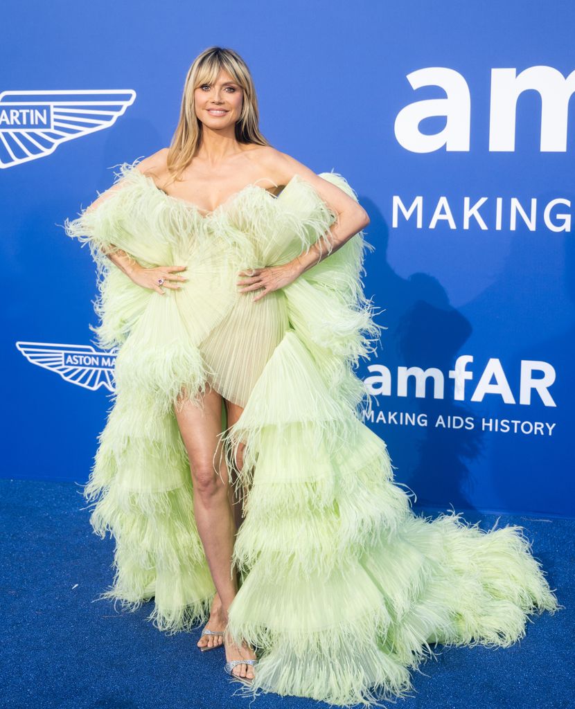 Heidi Klum Shows Off Never Ending Legs In Jaw Dropping Mini Dress That Will Turn Your Head Hello