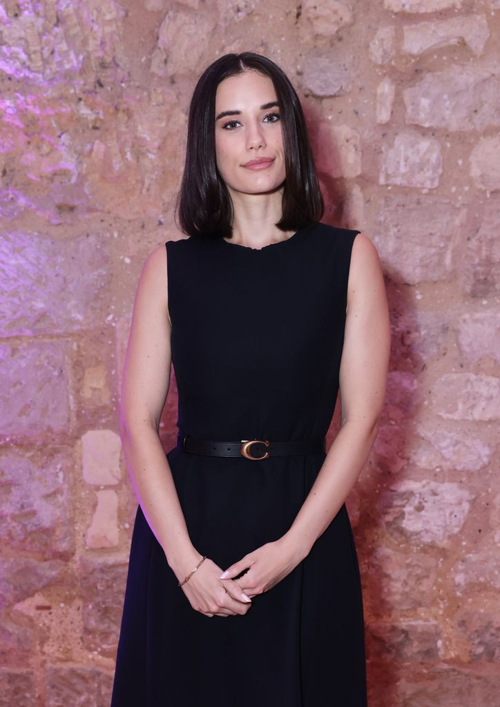 Ella Bleu Travolta attends the THE VINE GLOBAL IMPACT ANNUAL SUMMIT GALA 2024 on October 26, 2024 in the Royaumont Abbey, France