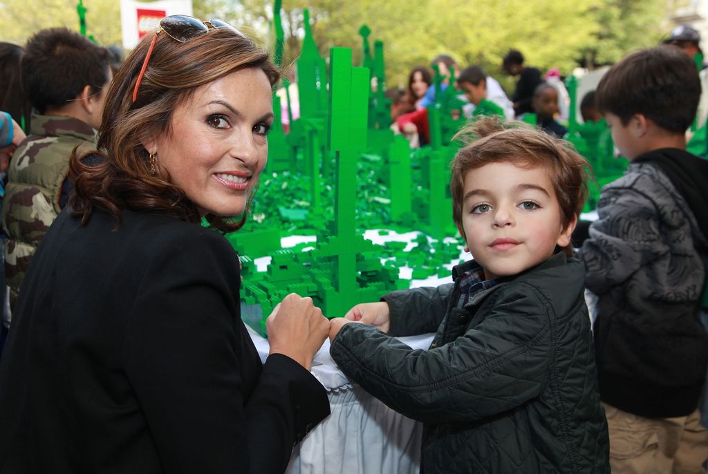 NEW YORK - OCTOBER 03:  (L-R) Actress Mariska Hargitay and son August Miklos Friedrich Hermann attend the Ultimate Block Party at Naumburg Bandshell In Central Park on October 3, 2010 in New YorkCity.  (Photo by Astrid Stawiarz/Getty Images)