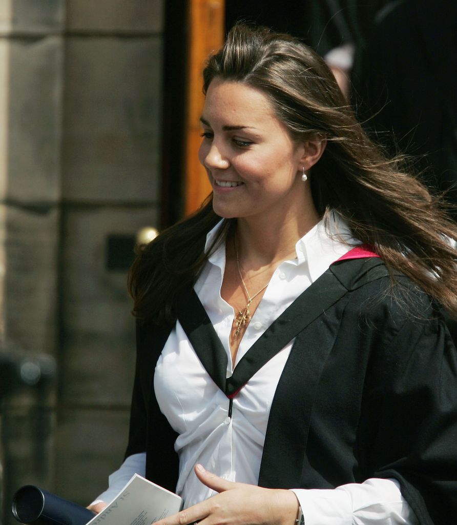 Kate Middleton at her graduation