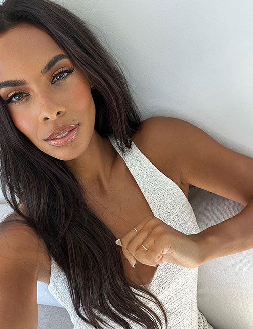 rochelle humes white dress