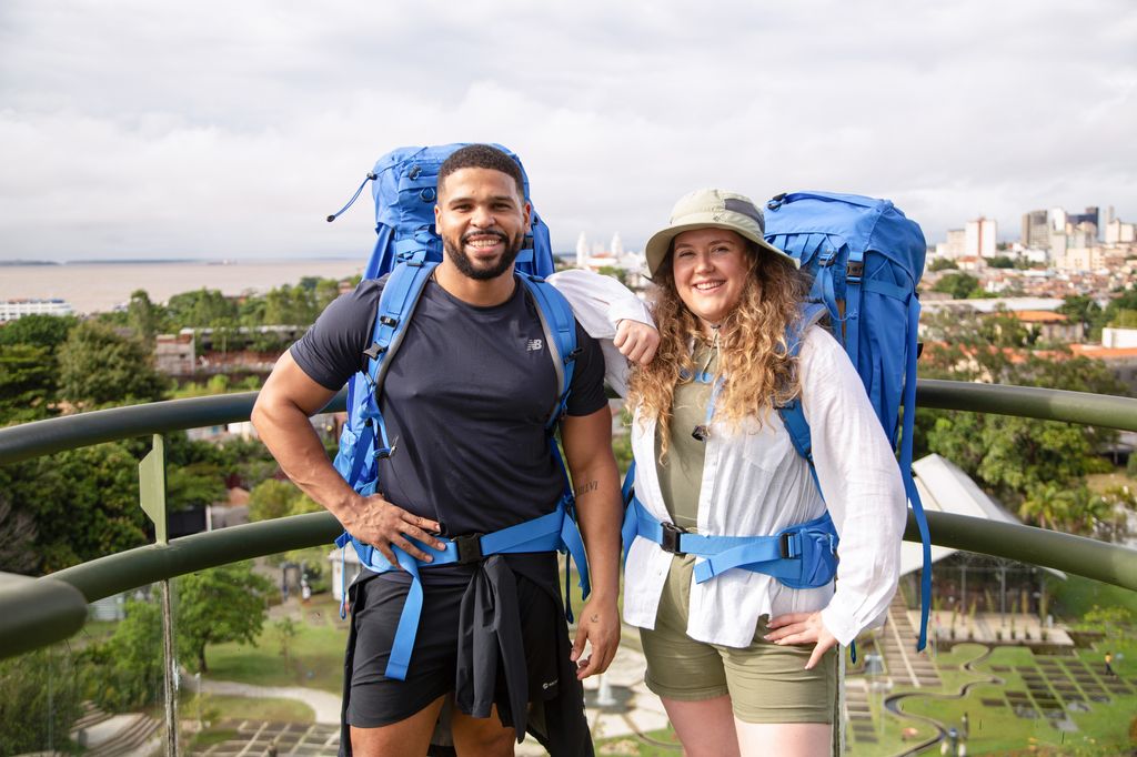 Kola Bokinni & Mary Ellen on Celebrity Race Across The World