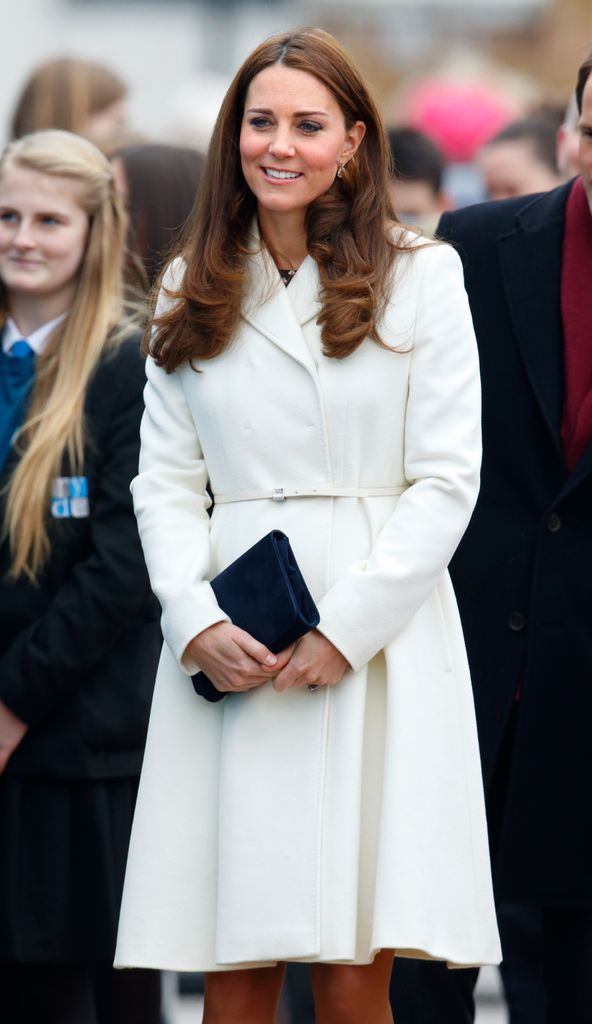 Kate wore the look first back in 2015