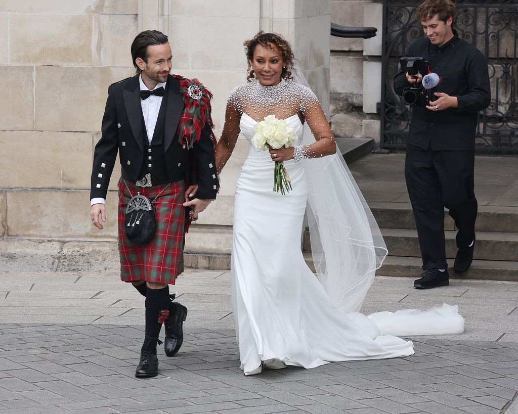 Mel B marries Rory McPhee at St Paul's Cathedral 