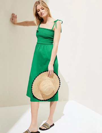 M&S green dress