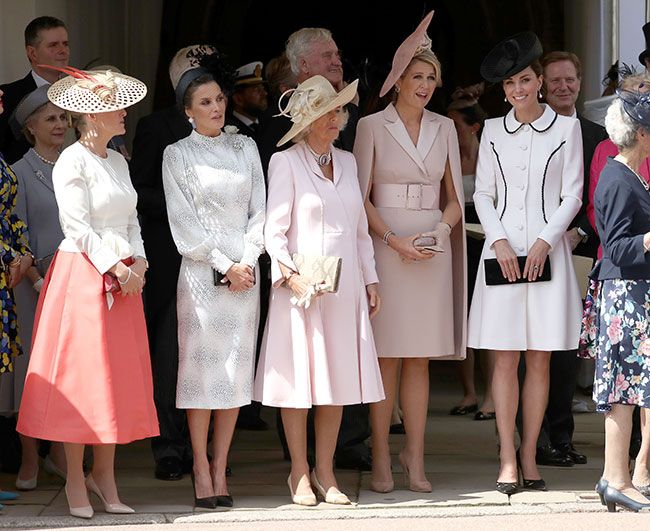 royals at order of the garter