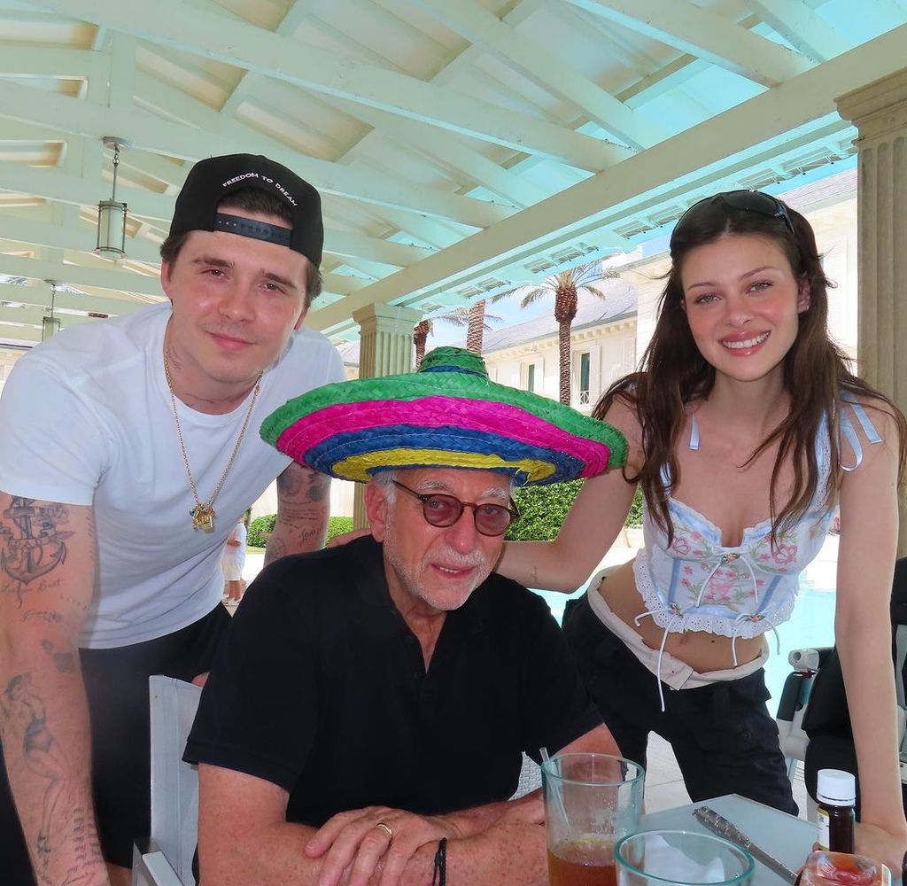 Nicola Peltz, Brooklyn Beckham and dad Nelson Peltz mothers day