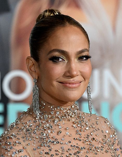 Jennifer Lopez Makeup At The Shotgun Wedding Premiere