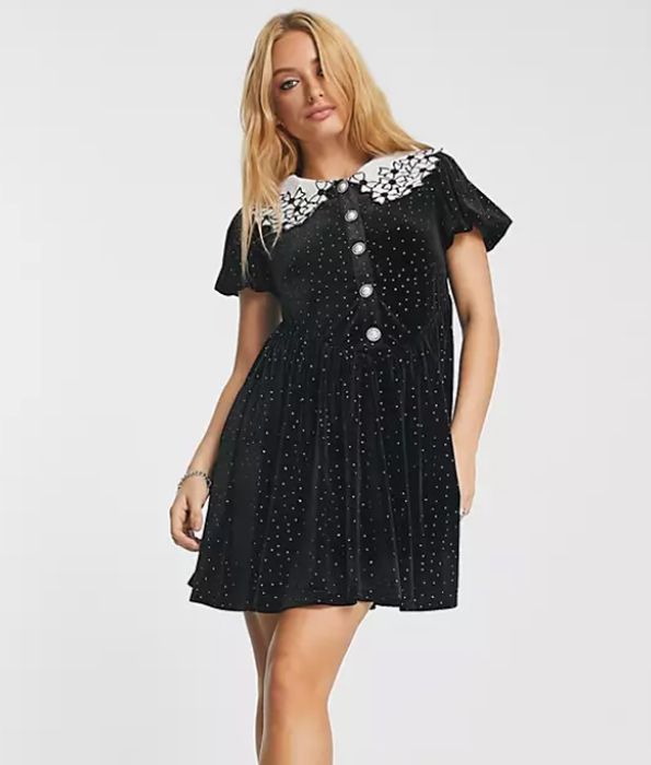 asos spotted dress