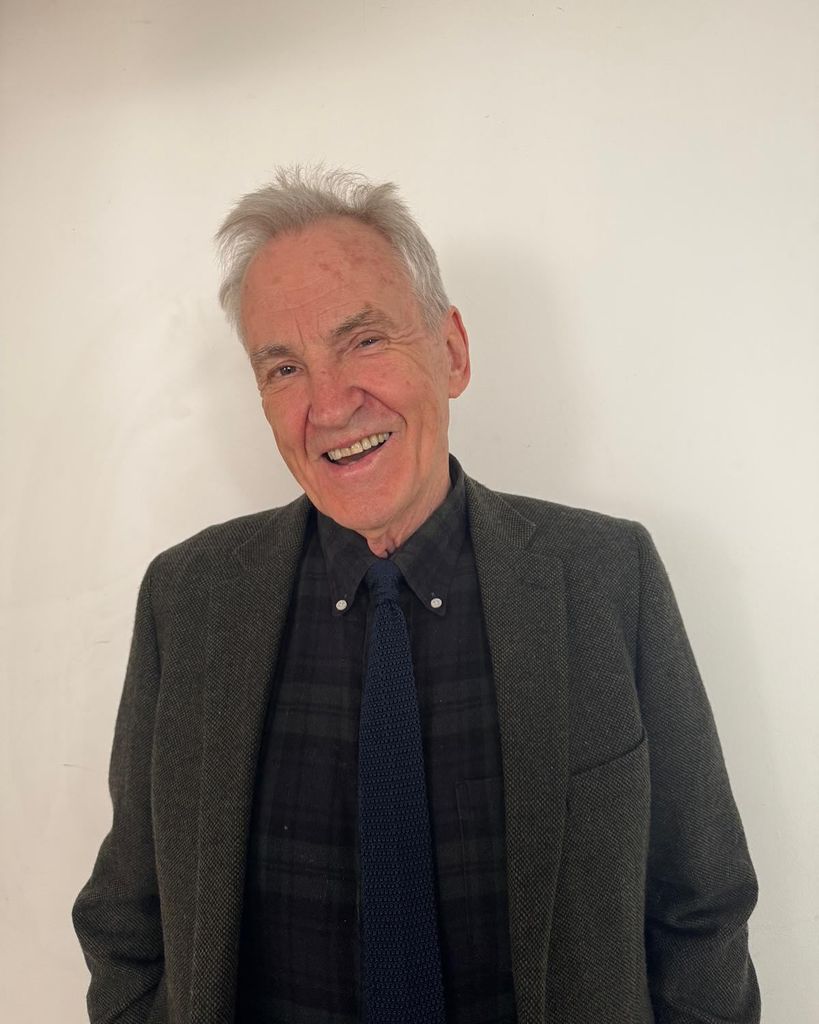 Gavin and Stacey star Larry Lamb in tweed jacket and checked shirt after haircut 