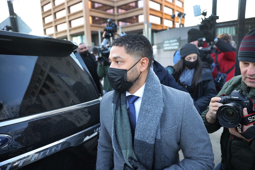  Jussie Smollett leaves the Leighton Criminal Courts Building 