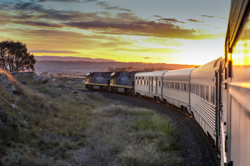 The Indian Pacific travels from the east to the west coast of Australia