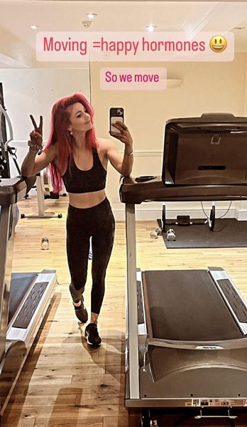 dianne buswell gym selfie