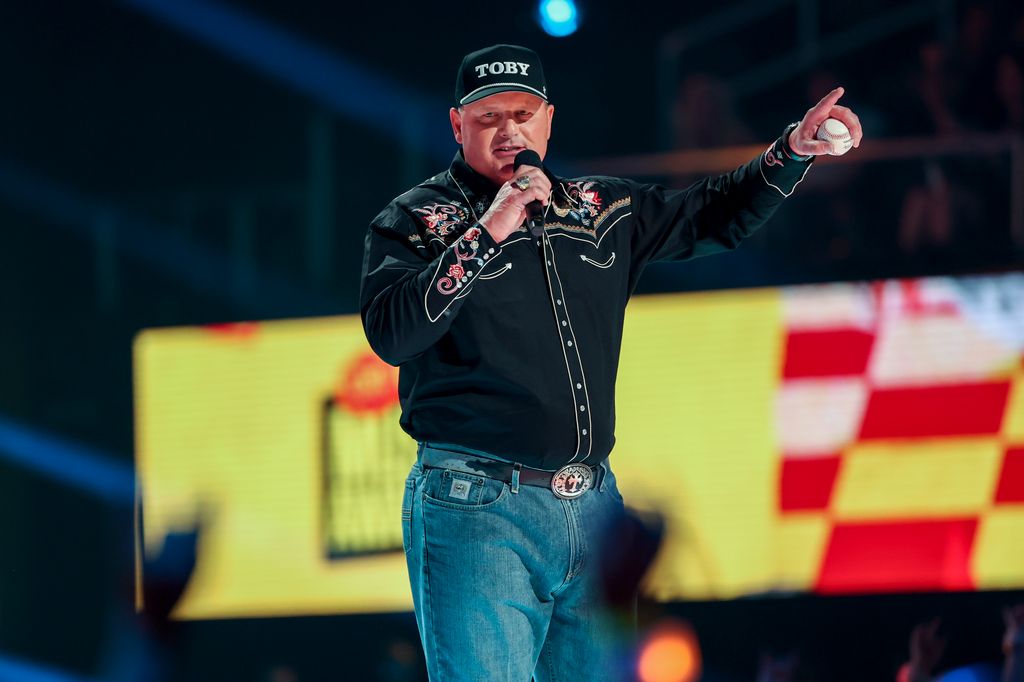 Roger Clemens speaks onstage at the 2024 CMT Music Awards held at the Moody Center on April 7, 2024 in Austin, Texas.