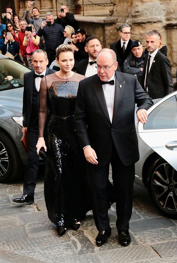Princess Charlene wowed in a sequined gown