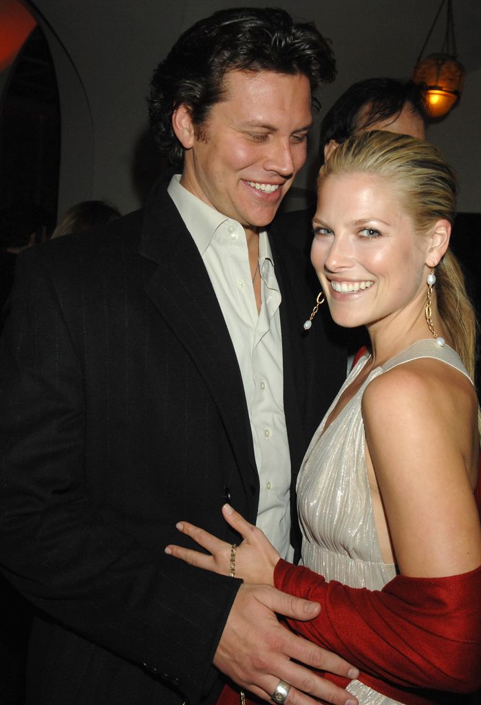 Hayes MacArthur and Ali Larter during HBO 2007 Pre-Golden Globes Party at Chateau Marmont in Los Angeles, California, United States