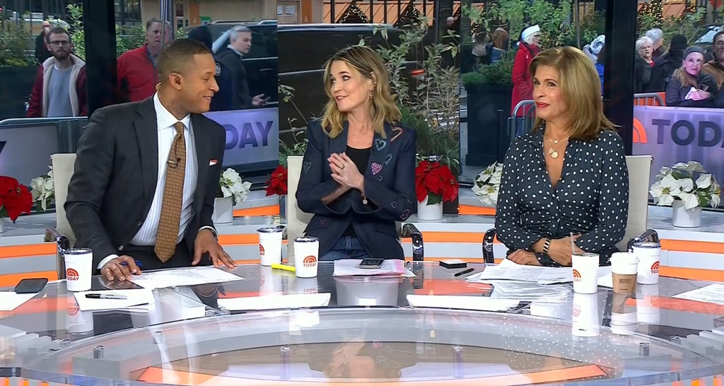 Craig Melvin, Savannah Guthrie, Hoda Kotb on Today 