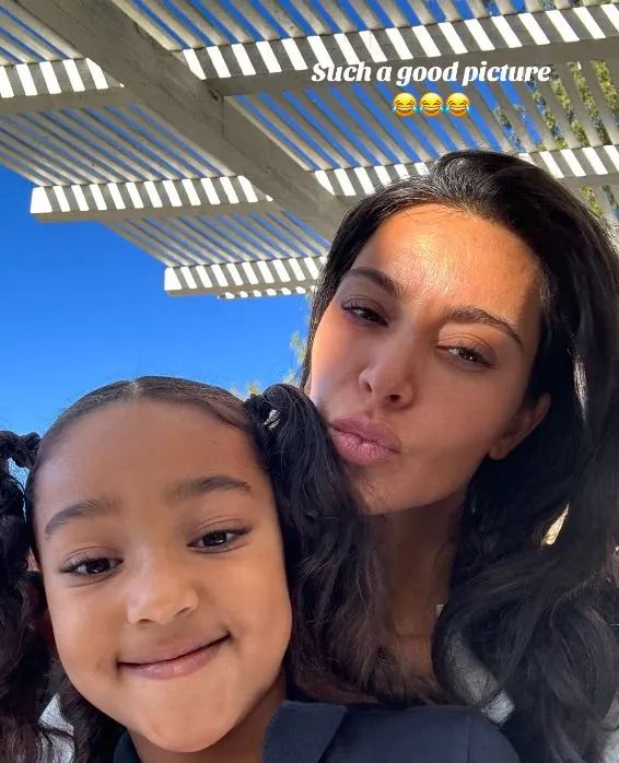 Kim with her other daughter Chicago