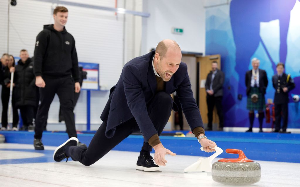 Prince William's attempt at curling