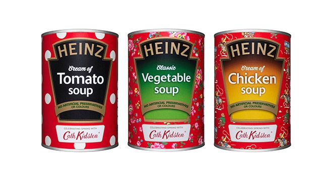 Heinz soup Cath Kidston collaboration