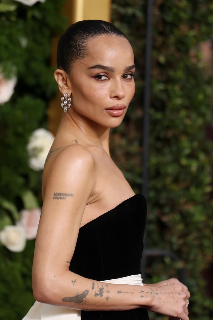 Zoe Kravitz attends the 82nd Annual Golden Globe Awards at The Beverly Hilton on January 05, 2025 in Beverly Hills, California