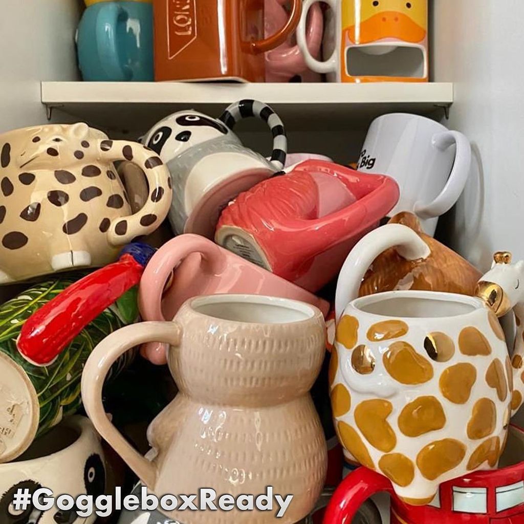 Pete and Sophie's wacky mug collection