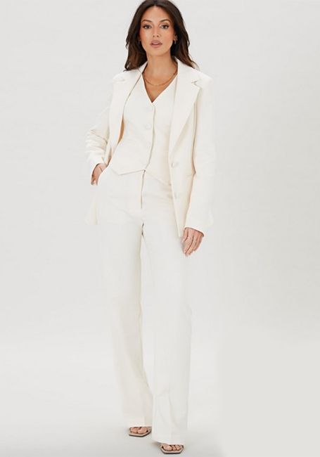 Michelle Keegan Very white suit