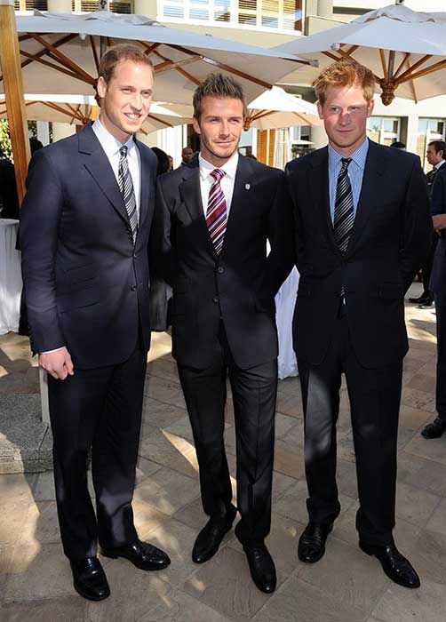 prince harry william david beckham