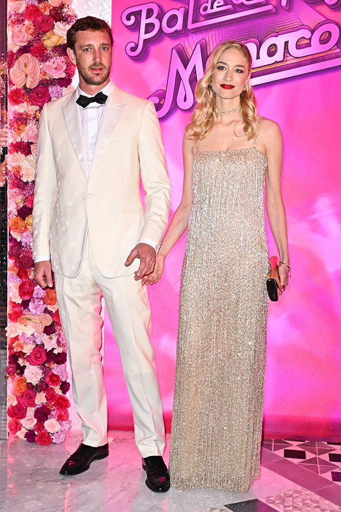 Beatrice Borromeo with Pierre Casiraghi at the Rose Ball 2024