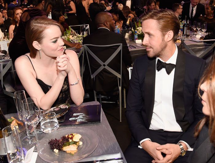 Emma Stone and Ryan Gosling at the SAGs 2017