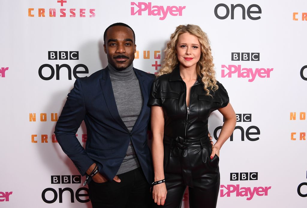 couple posing at premiere