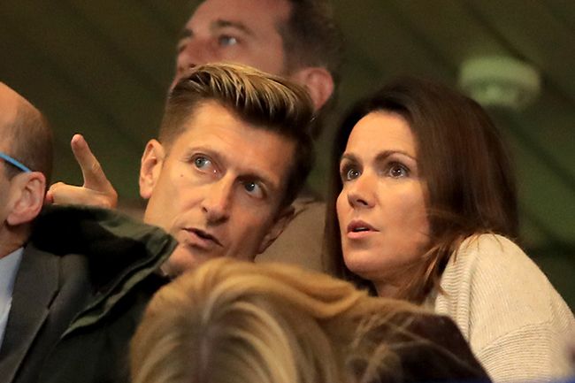 Susanna Reid and Steven Cornish attend football match