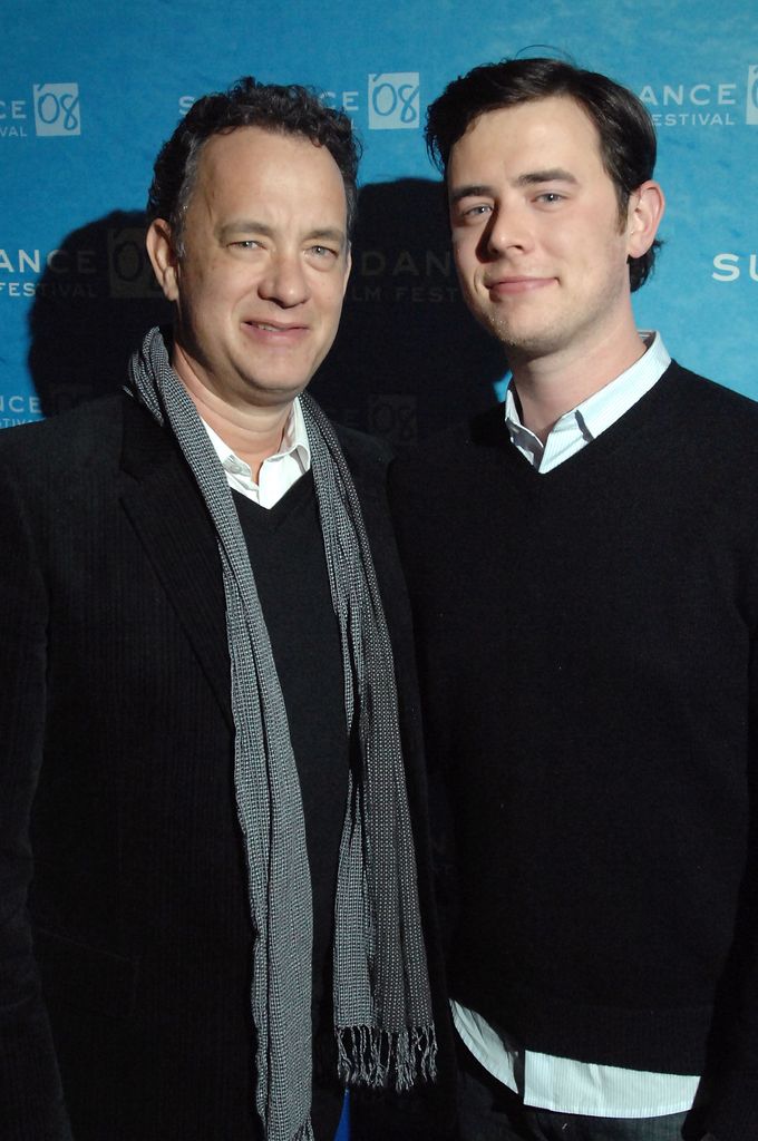 Die Schauspieler Tom Hanks und Colin Hanks nehmen teil "Der große Buck Howard" After-Party im Pierpont Place während des Sundance Film Festivals 2008 am 18. Januar 2008 in Salt Lake City, Utah