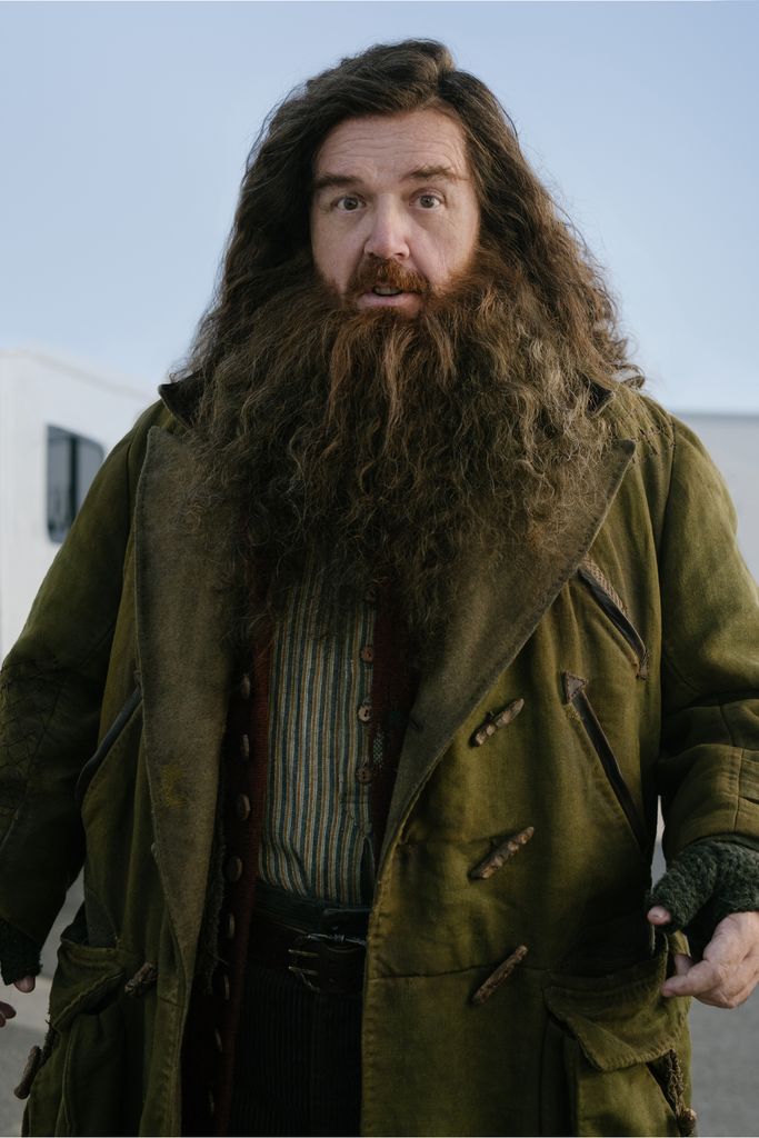 Nick Frost's portrayal of Rubeus Hagrid has been criticised by Chris Columbus