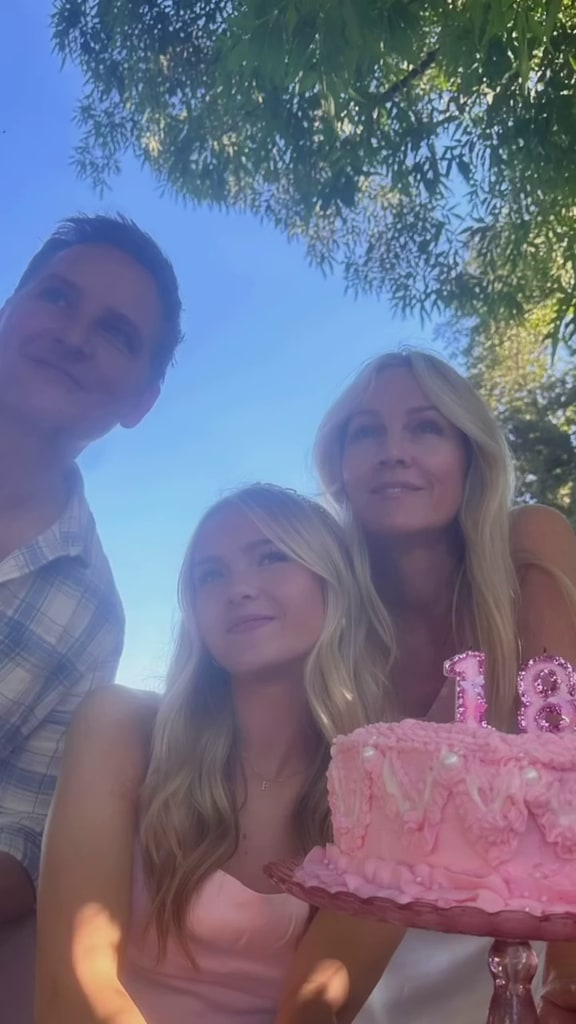 Peter Facinelli with daughter Fiona and ex-wife Jennie Garth