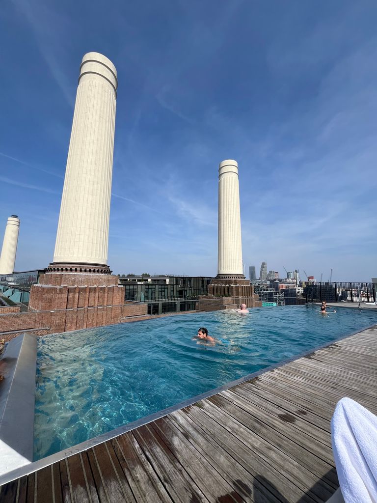 Rooftop Pool at art'otel Battersea Power Station