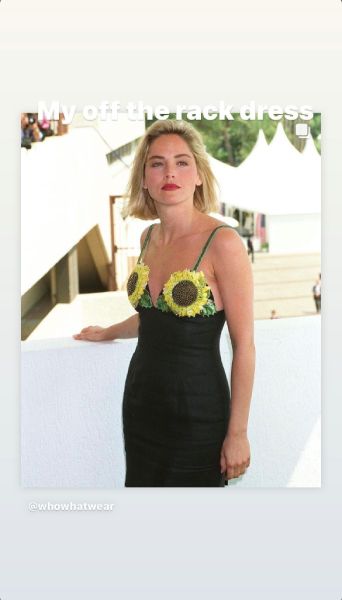 sharon stone cannes throwback