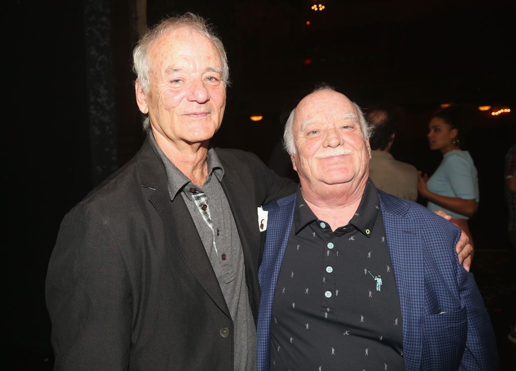 NEW YORK, NY - AUGUST 08:  Bill Murray and brother Brian Doyle Murray pose backstage at the hit musical based on the 1993 Bill Murray film "Groundhog Day" on Broadway at The August Wilson Theatre on August 8, 2017 in New York City.Â   (Photo by Bruce Glikas/Bruce Glikas/FilmMagic)