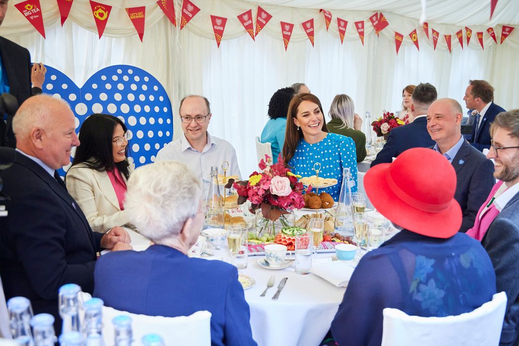 The Princess chatting with guests at NHS Big Tea