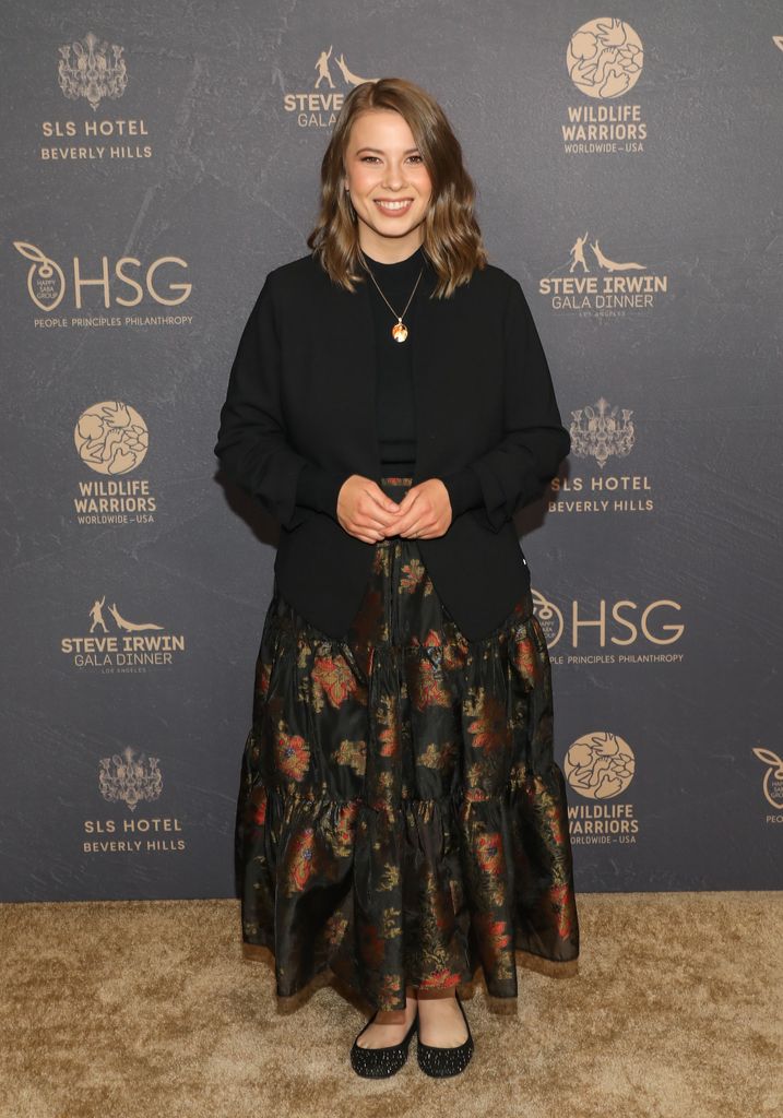 Animal Conservationist / TV Personality Bindi Irwin participates in 2023 Steve Irwin Gala dinner at SLS Hotel, a luxury collection hotel, Beverly Hills on May 6, 2023 in Los Angeles, California.