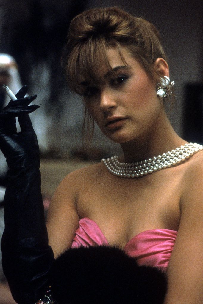 A young Demi Moore played Jules, a glamorous and troubled party girl, in St. Elmo's Fire.