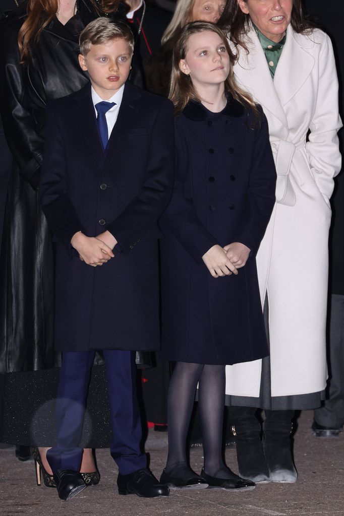 Prince Jacques of Monaco and Princess Gabriella of Monaco joined their parents on their first public outing of 2026