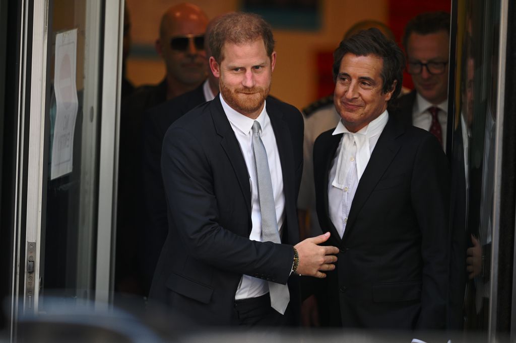 Prince Harry alongside David Sherborne