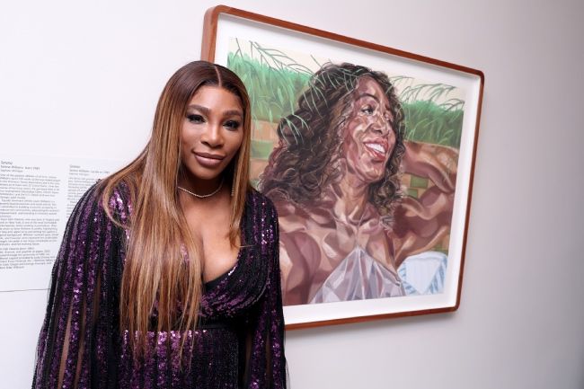 serena williams at the portrait of a nation gala