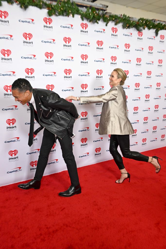T. J. Holmes and Amy Robach attend iHeartRadio z100's Jingle Ball 2023 Presented By Capital One 