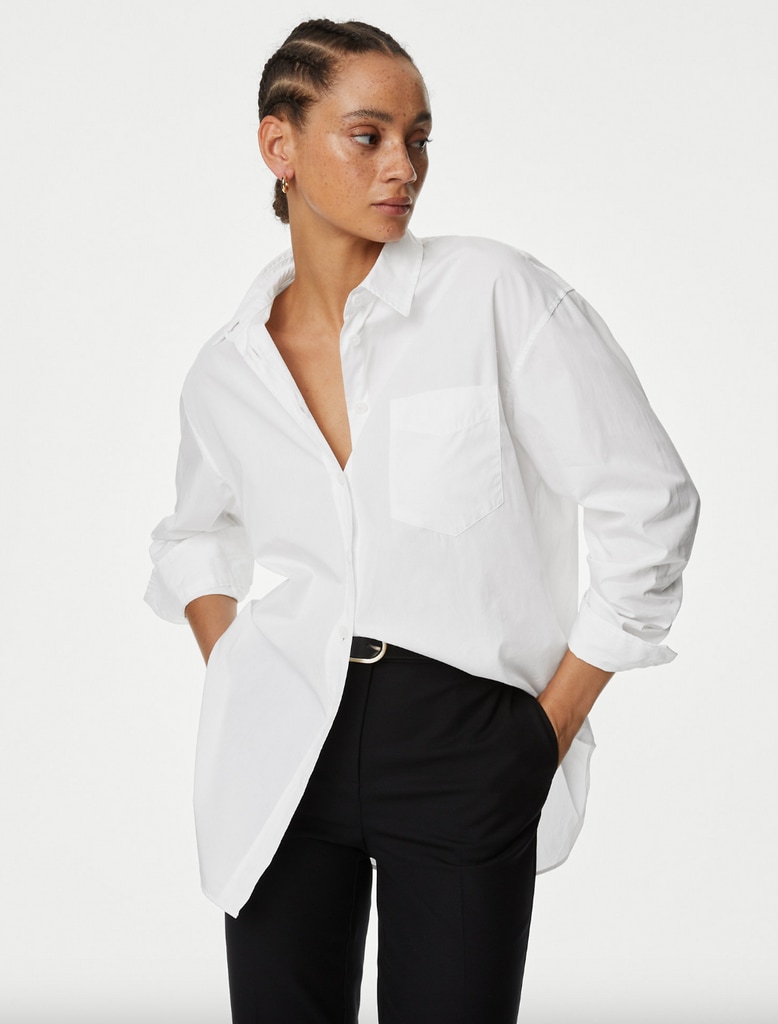 M&S white shirt