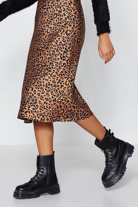 leopard skirt nasty gal