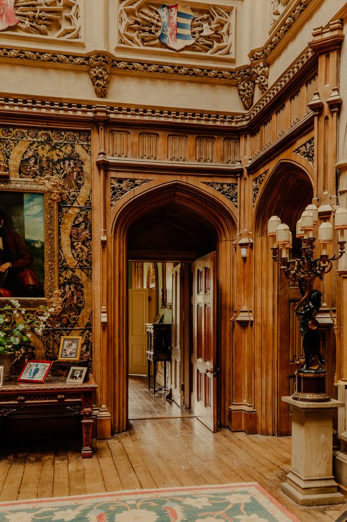 The saloon at Highclere Castle, Highclere, Newbury, Hampshire, United Kingdom. 29th August 2025