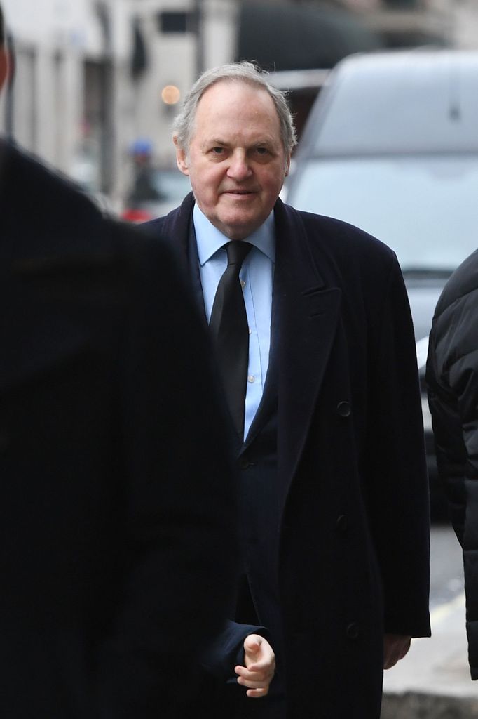 William Legge, Earl of Dartmouth, arriving at the Grosvenor Chapel in London's Mayfair for a memorial service to commemorate the life of Raine Spencer, the stepmother of Diana, Princess of Wales, who died last month aged 87 after a short illness. (Photo by Victoria Jones/PA Images via Getty Images)
