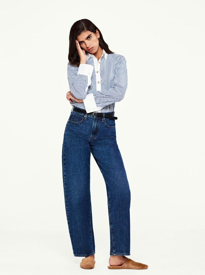 Frame Denim Low Slung Barrel